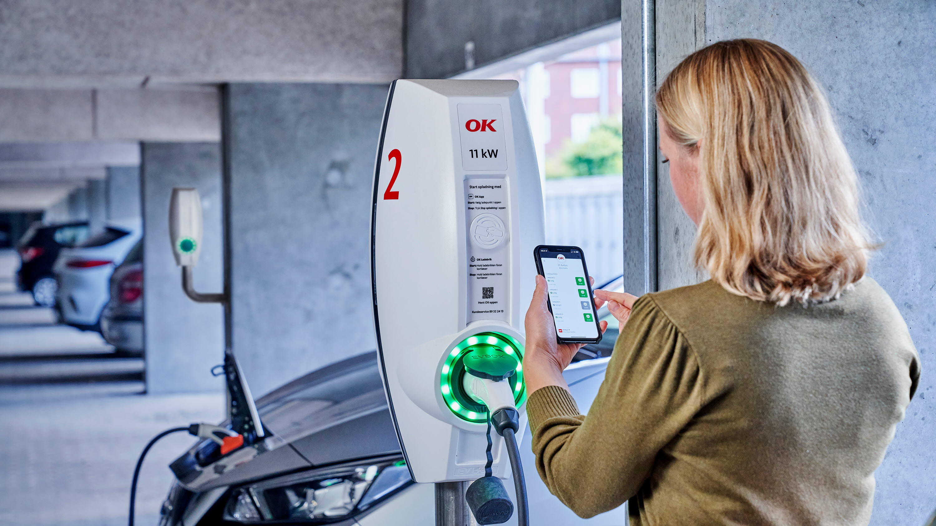 Home charging station for electric vehicles