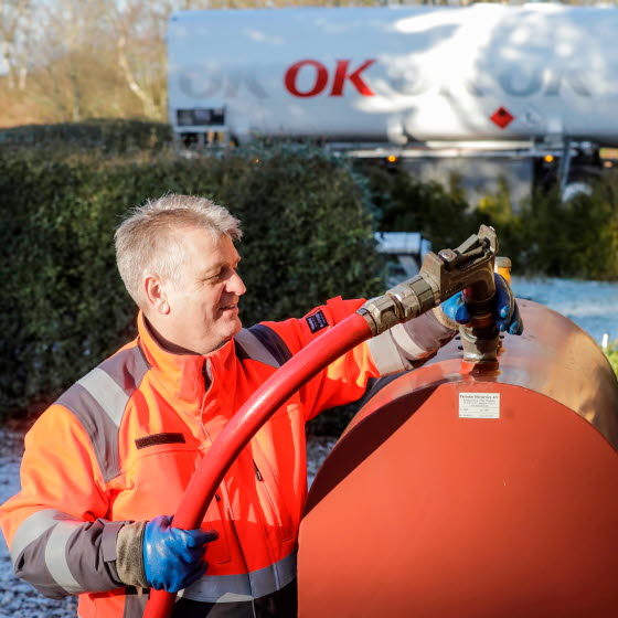 OK leverer brændstof og olie til hele Danmark