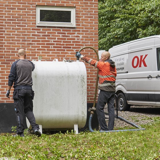 OK kan stå for fjernelse af din gamle olietank